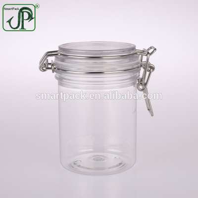 300ml clear color airtight jar beauty container wax jar