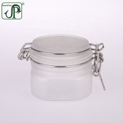 OEM services 150g square cosmetic plastic jar manufacturer in Guangzhou